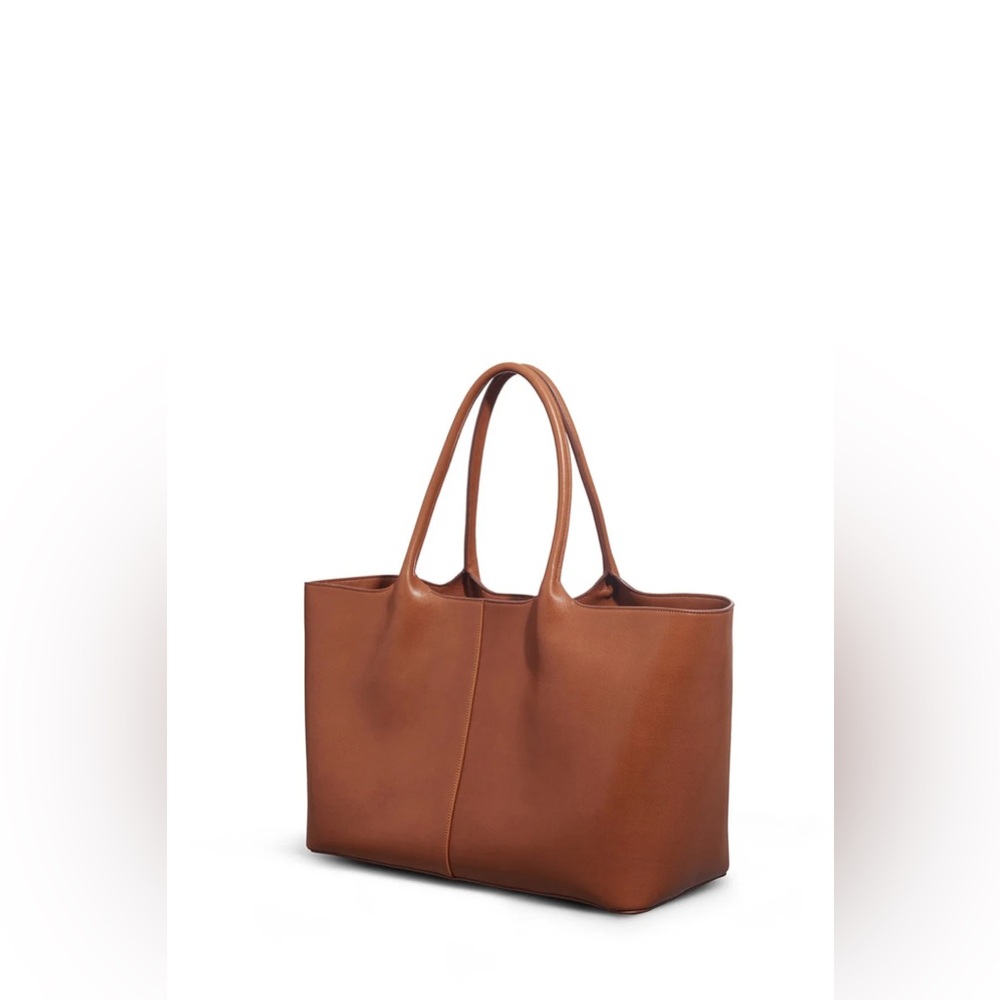 GABRIELA HEARST Mcewan Tote XL Oversized Brown Carryon Leather Bag Shopper Jumbo - Picture 2 of 16